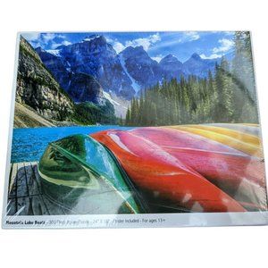 Mountain Lake Boats 300 Jigsaw Puzzle 24" x 18",  Brand: Colorcraft  Ages 13+
